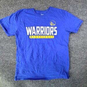 NBA Golden State Warriors Basketball Shirt Mens Large Blue Performance Sports